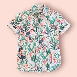 Mossimo Supply Co. Tropical Print Casual Shirt